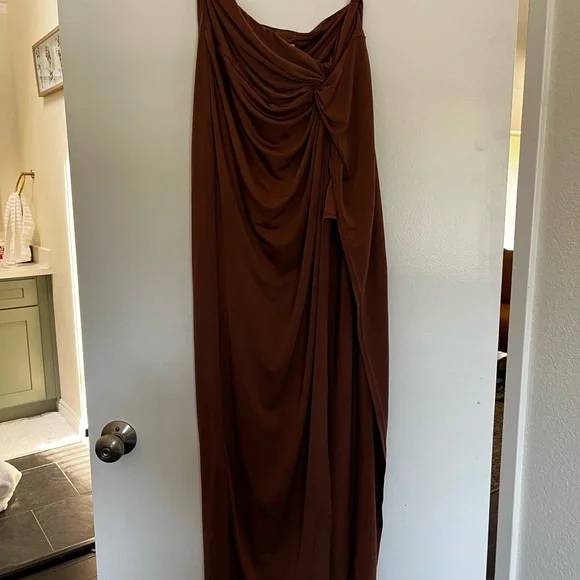 House of CB Vesper Skirt - Rich Brown - Picture 2 of 7